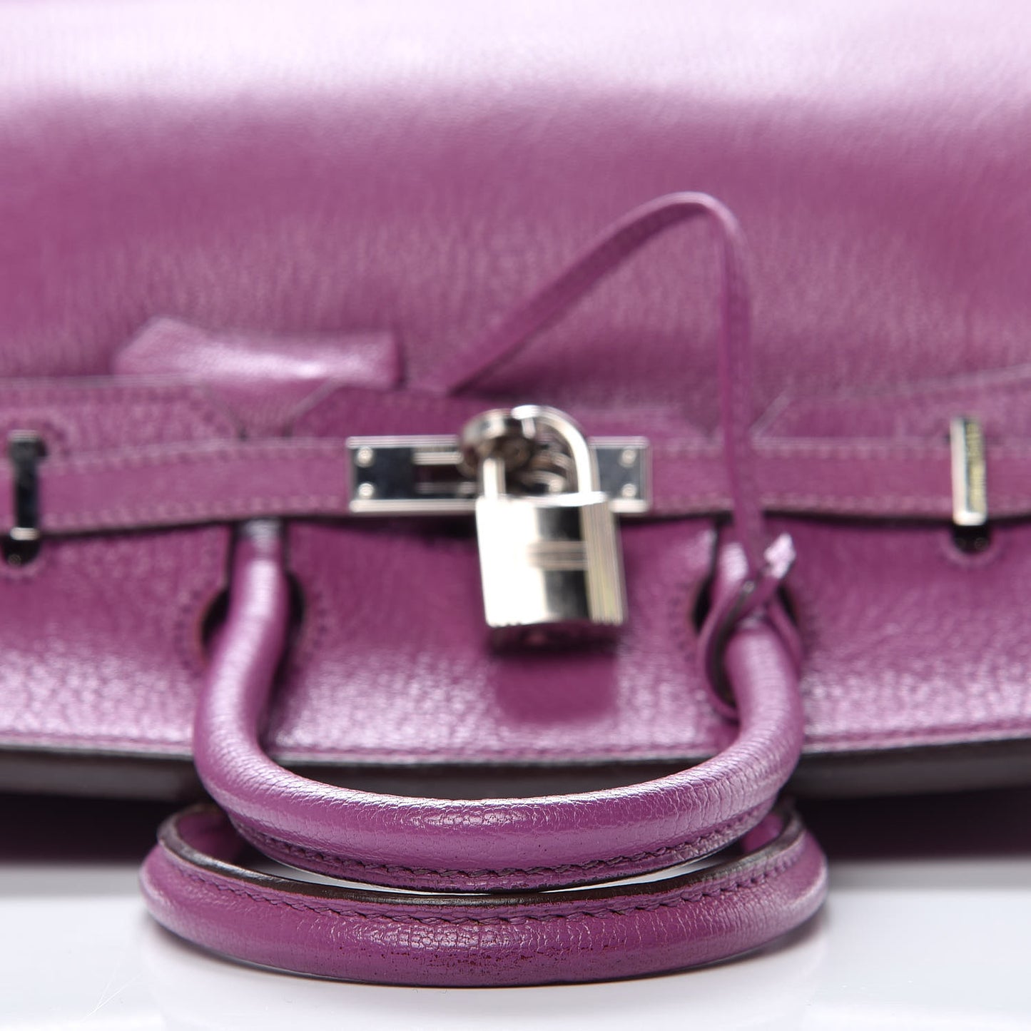Chevre Mysore Birkin 25 Cyclamen