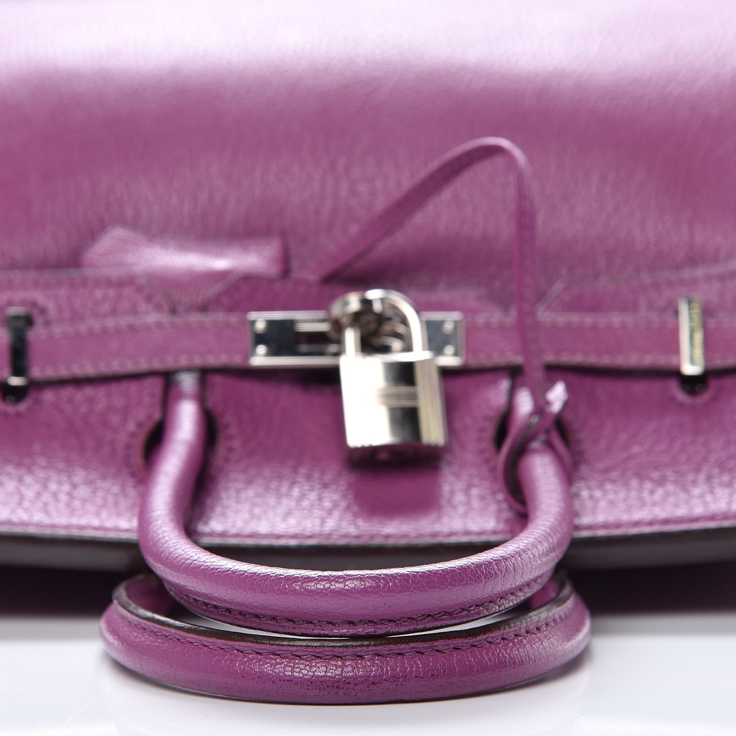 Hermes Chevre Mysore Birkin 25 Cyclamen 26 of 43