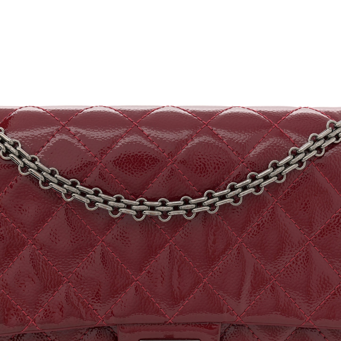 Patent Caviar Quilted 2.55 Reissue 226 Flap Burgundy