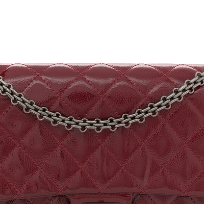 Chanel Patent Caviar Quilted 2.55 Reissue 226 Flap Burgundy 8 of 14