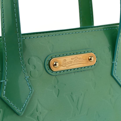 Louis Vuitton Vernis Wilshire PM Blue Lagon 10 of 12
