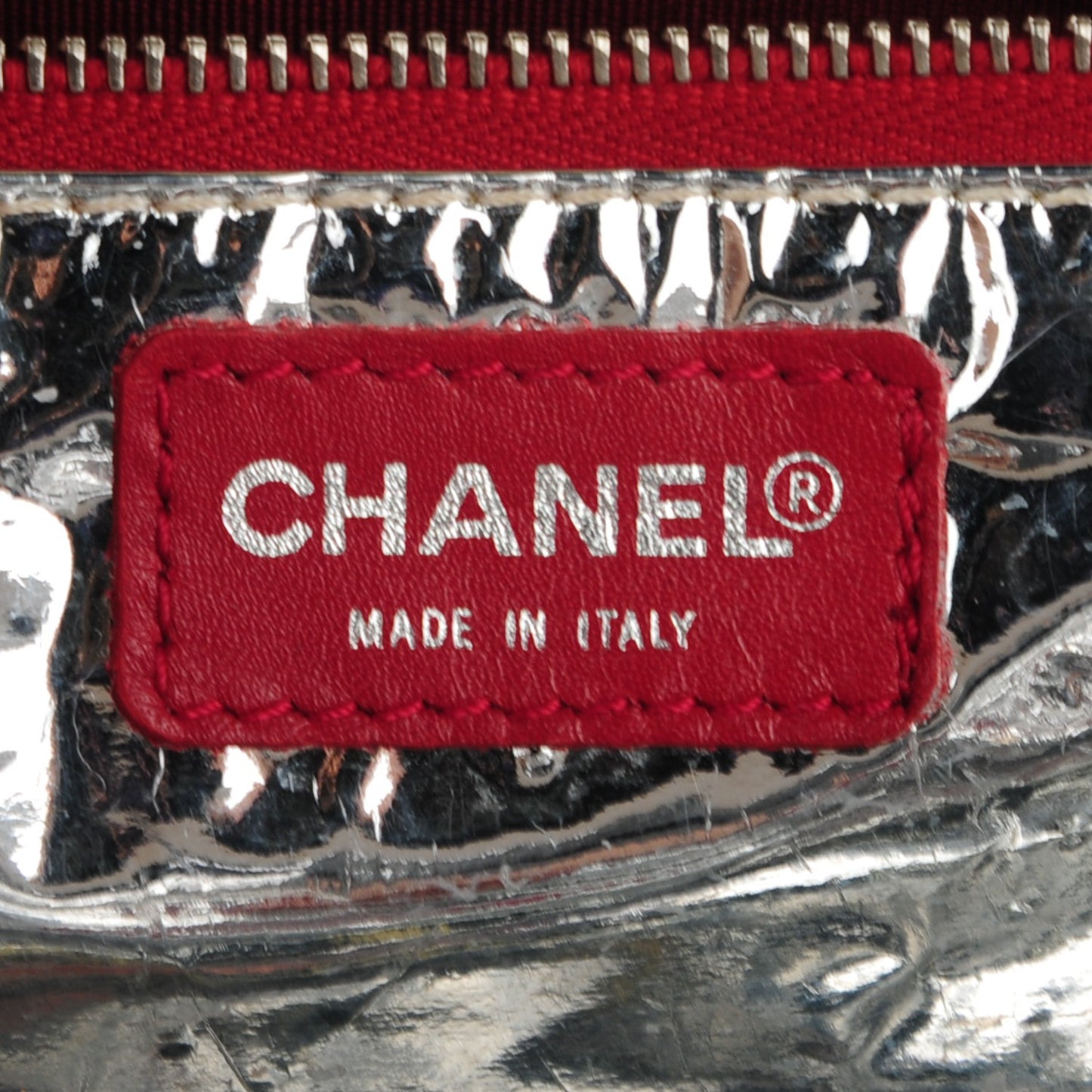 Canvas Foil N°5 Shopping Tote Beige