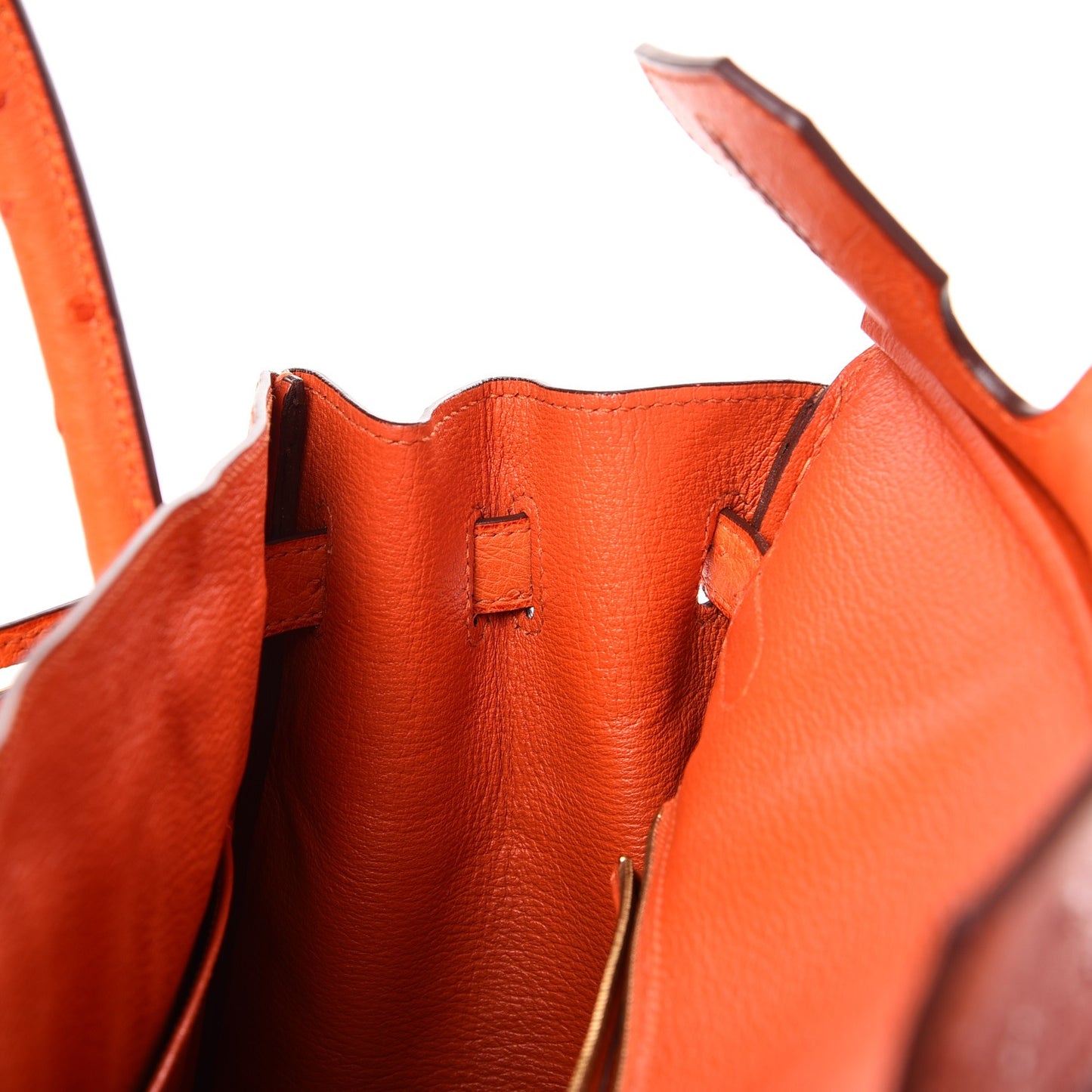 Ostrich Birkin 30 Orange