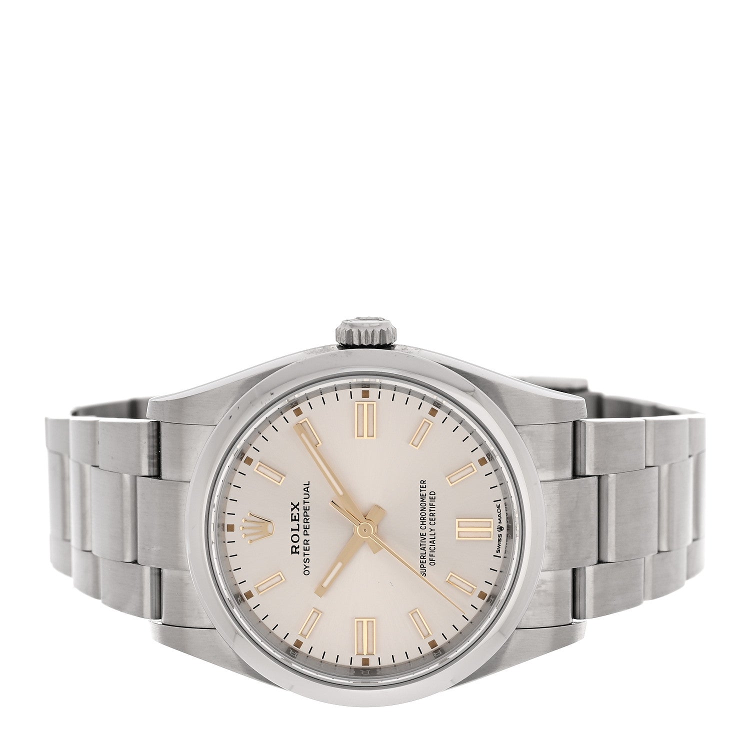 Rolex Stainless Steel 36mm Oyster Perpetual Watch Silver 126000 2 of 5