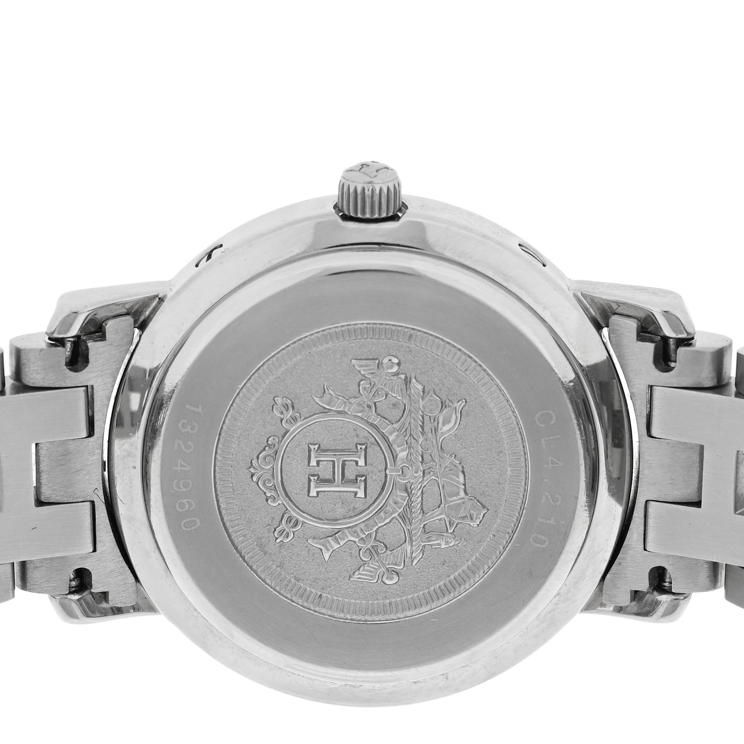 Stainless Steel 24mm Clipper Quartz Watch White