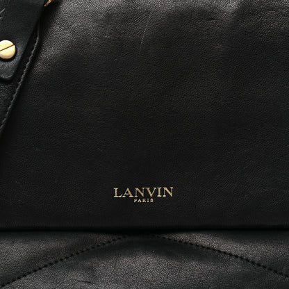 Lanvin Lambskin Quilted Medium Sugar Flap Shoulder Bag Black 8 of 10