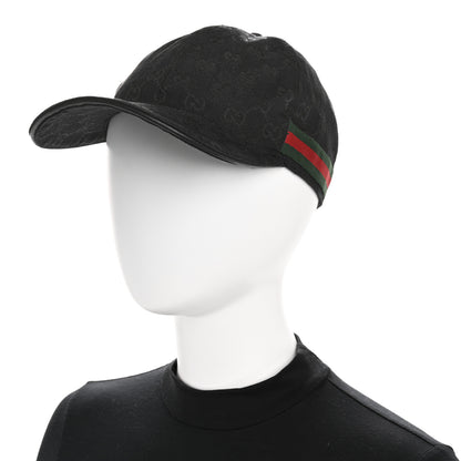 Gucci Monogram Web Baseball Hat L Black 2 of 12