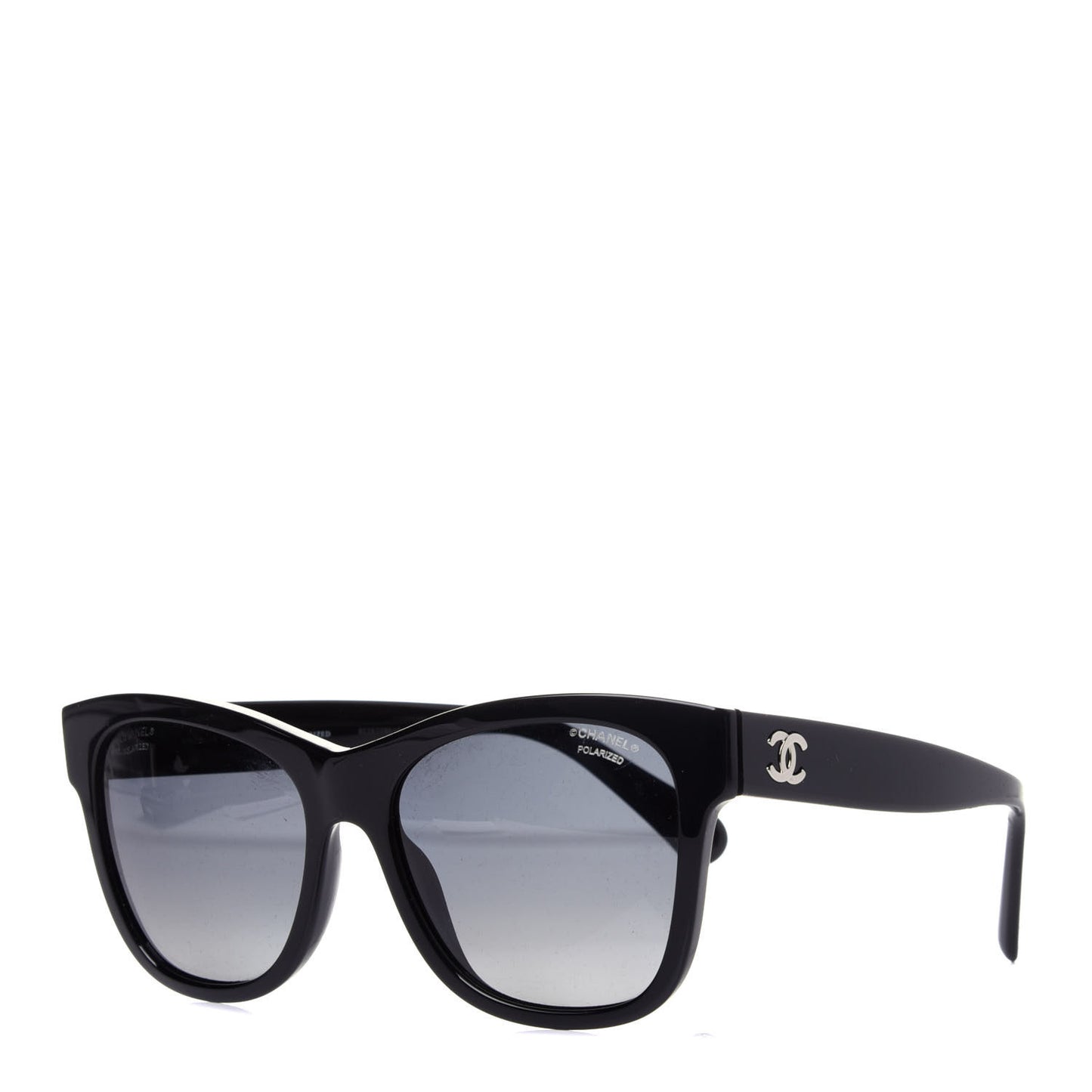 Acetate Square CC Sunglasses 5380 Black