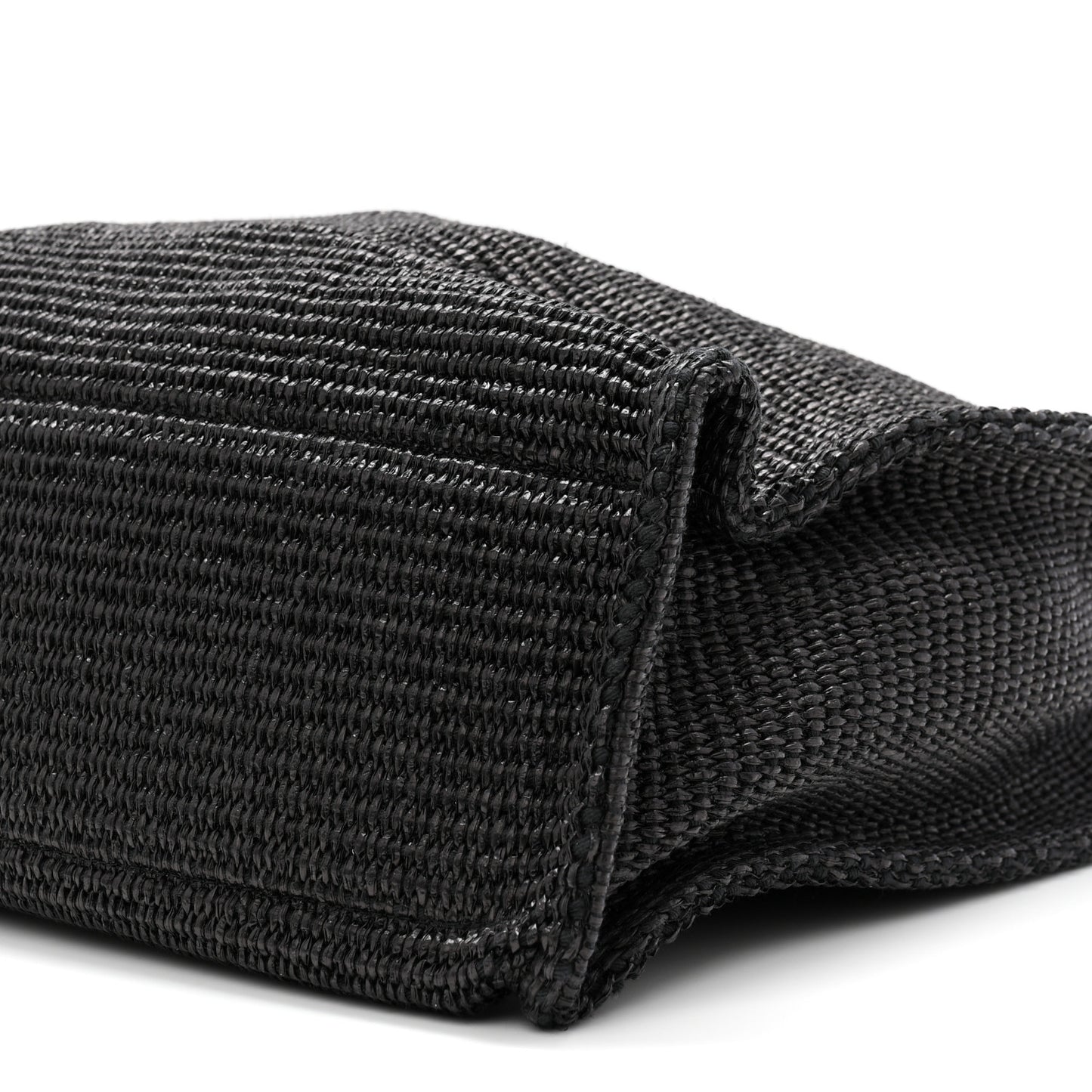 Raffia Medium G Tote Black