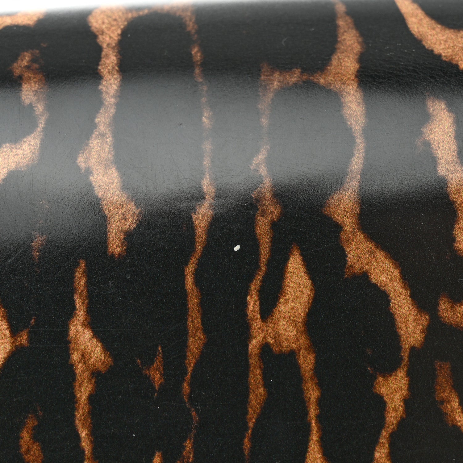 Burberry Calfskin Leopard Small Grace Bag Black 14 of 15