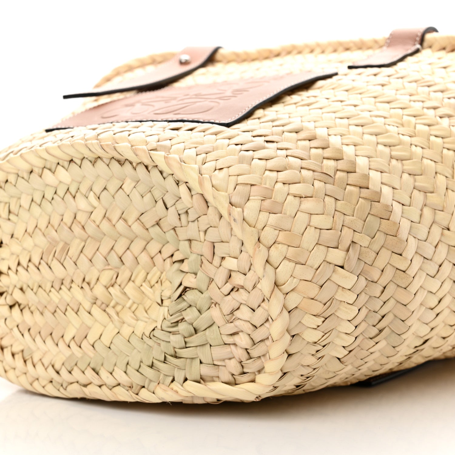 Loewe Raffia Medium Basket Tote Bag Natural Tan 10 of 12