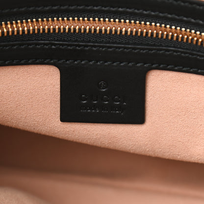 Gucci Soft GG Supreme Monogram Bees Small Crossbody Tote Beige Oro Black 5 of 9