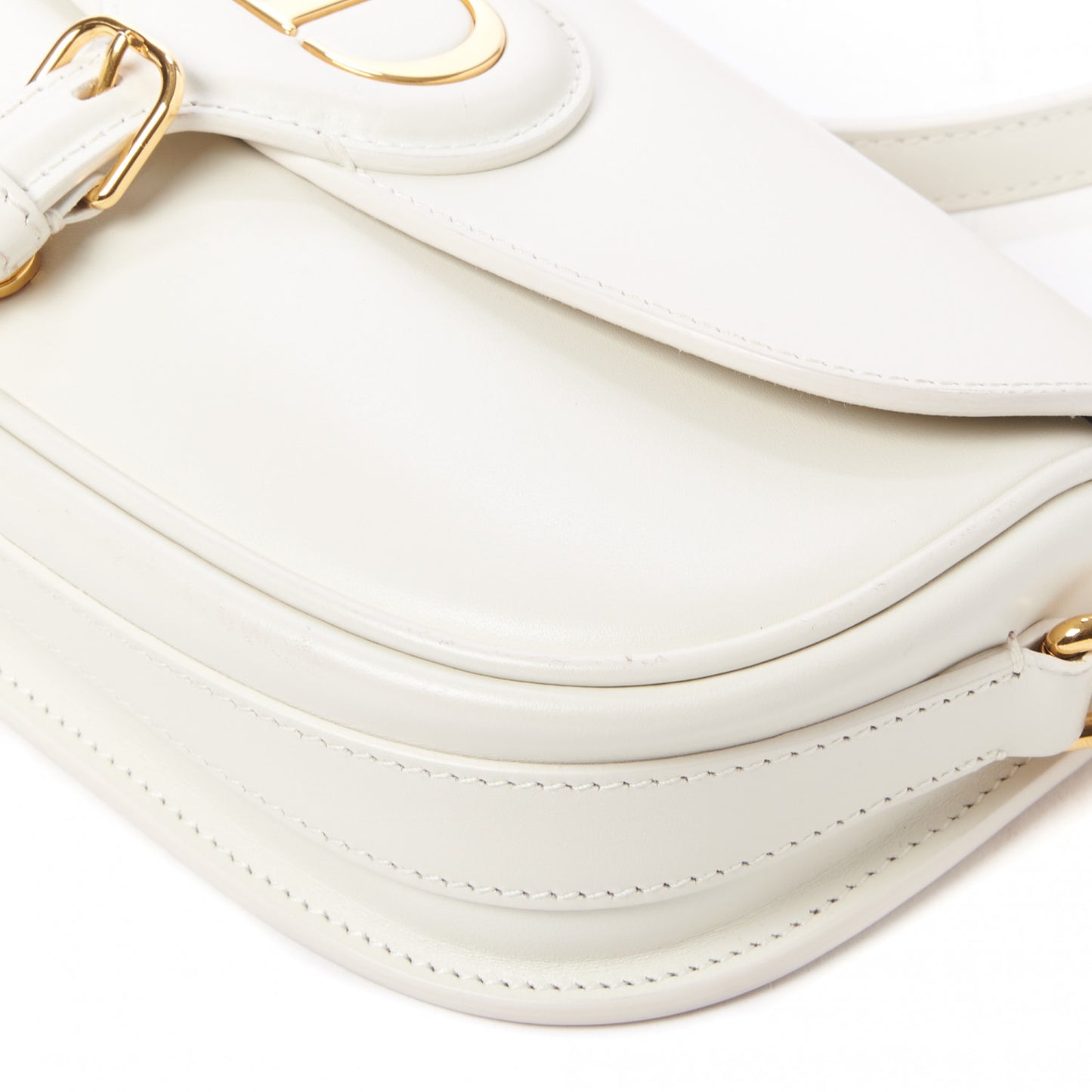 Box Calfskin East West Bobby Bag Latte