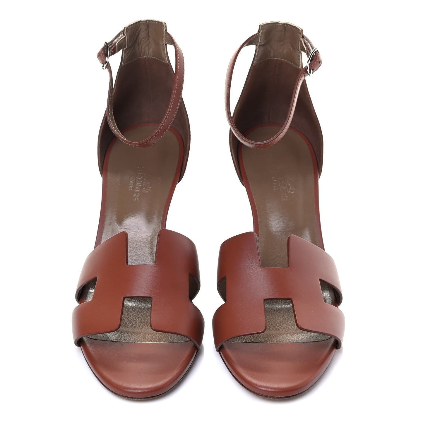 Calfskin Legend Wedge Sandals 40 Gold