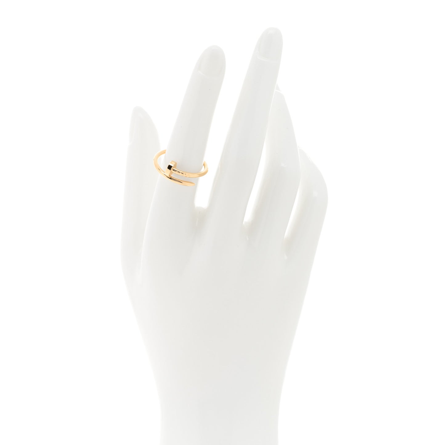 18K Yellow Gold Small Juste Un Clou Ring 53 6.25