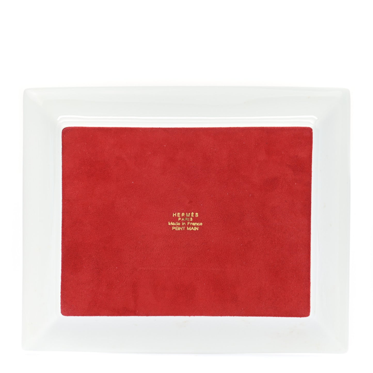 Porcelain Vide Poches Change Tray Cerise