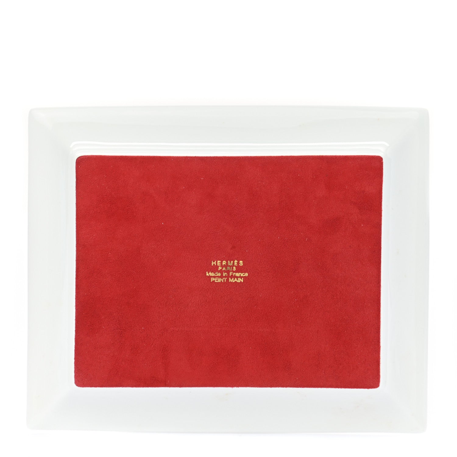 Hermes Porcelain Vide Poches Change Tray Cerise 3 of 6