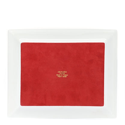 Hermes Porcelain Vide Poches Change Tray Cerise 3 of 6
