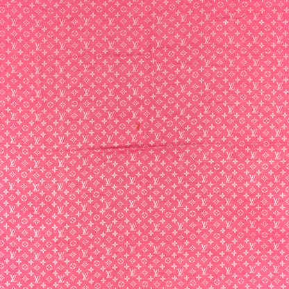 Louis Vuitton Wool Silk Monogram Denim Shawl Pivoine 2 of 3