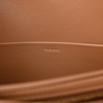Celine Shiny Calfskin Medium Triomphe Bronze 6 of 10