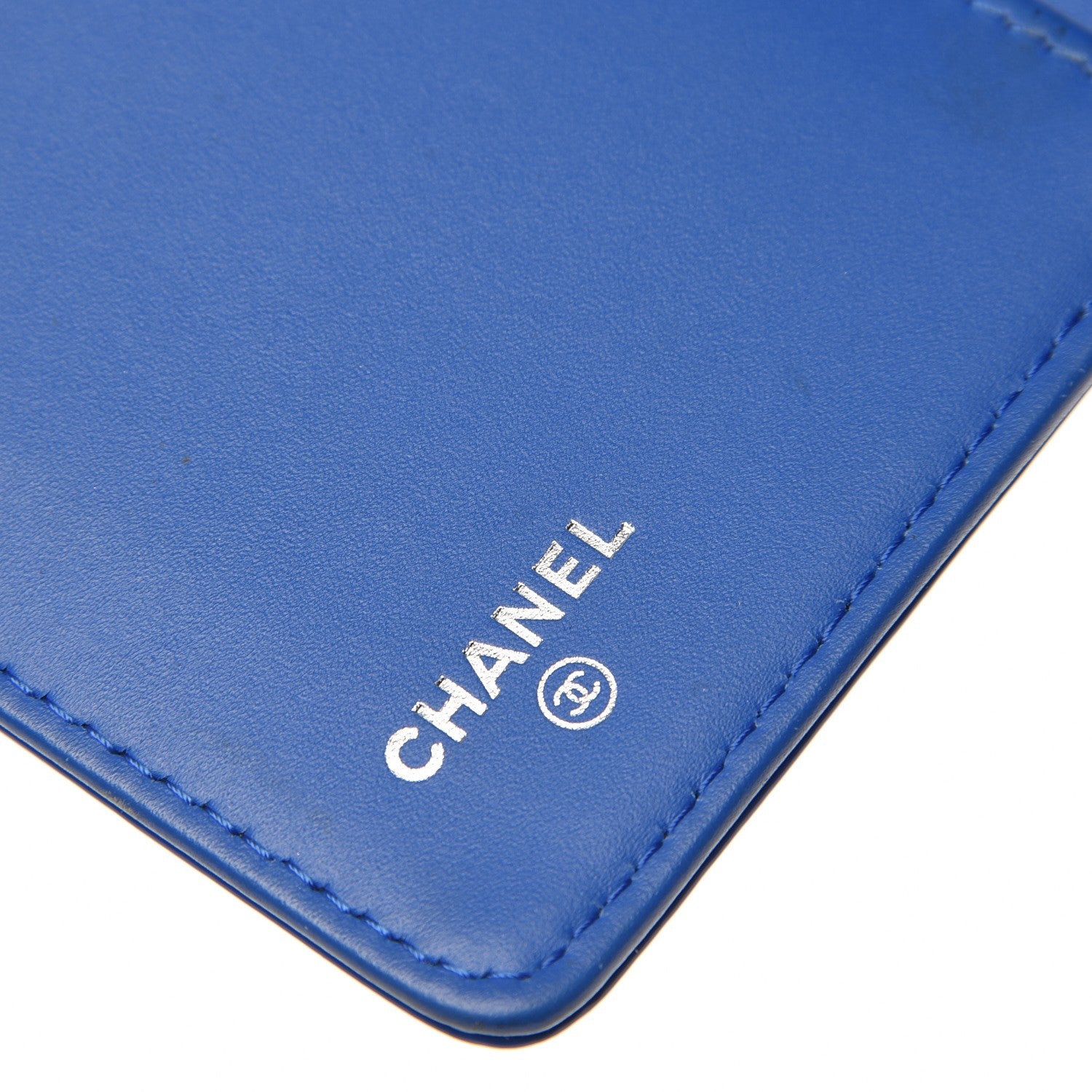 Chanel Patent Calfskin Quilted Boy Yen Wallet Dark Blue 8 of 20