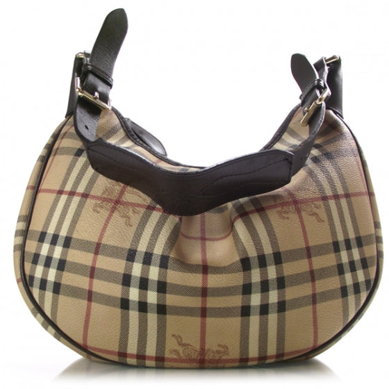 Burberry Haymarket Check Rydal Small Hobo 1 of 10