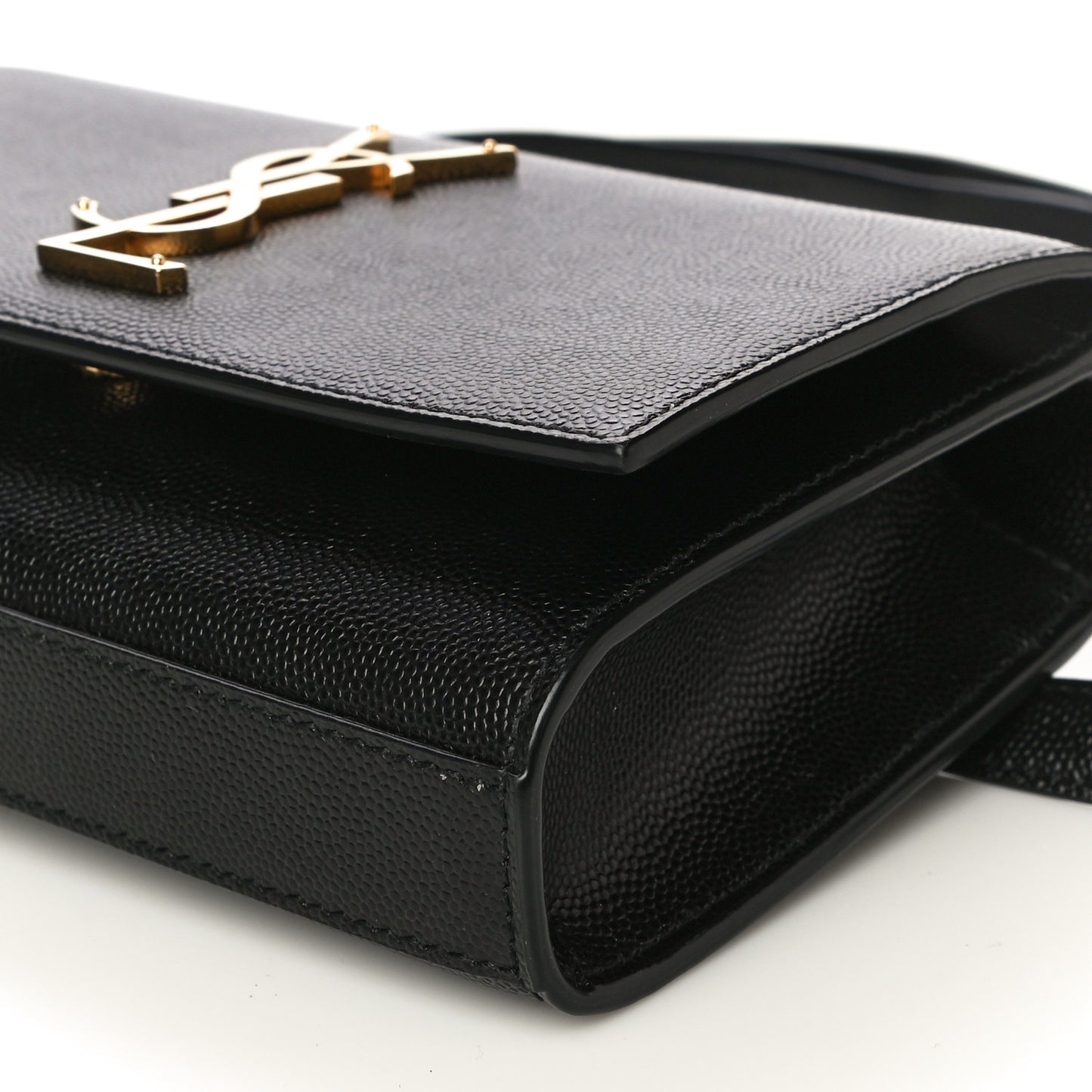 Grain De Poudre Monogram Kate Belt Bag Black