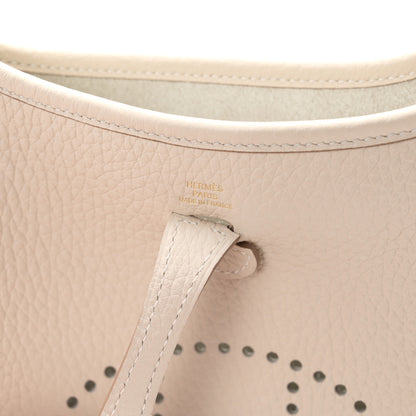 Hermes Taurillon Clemence Evelyne TPM Craie 5 of 10