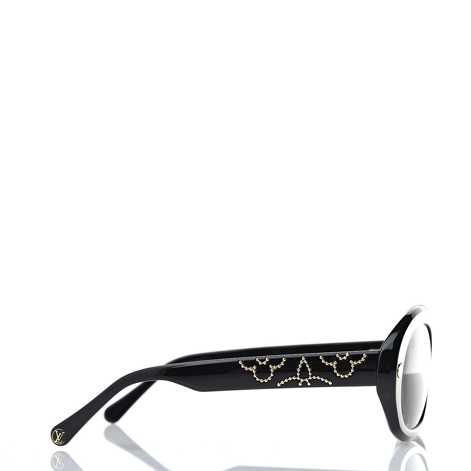 Louis Vuitton Studded La Piscine Sunglasses Z1049U Black 3 of 8