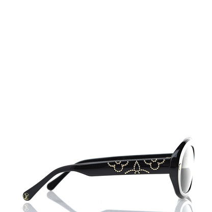Louis Vuitton Studded La Piscine Sunglasses Z1049U Black 3 of 8