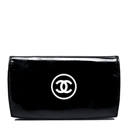 Chanel Patent Large CC Compact Zip Wallet Black 1 of 4