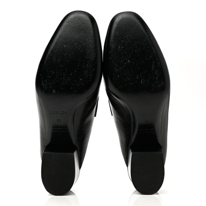 Hermes Goatskin Paradis Mules 39 Black 5 of 14