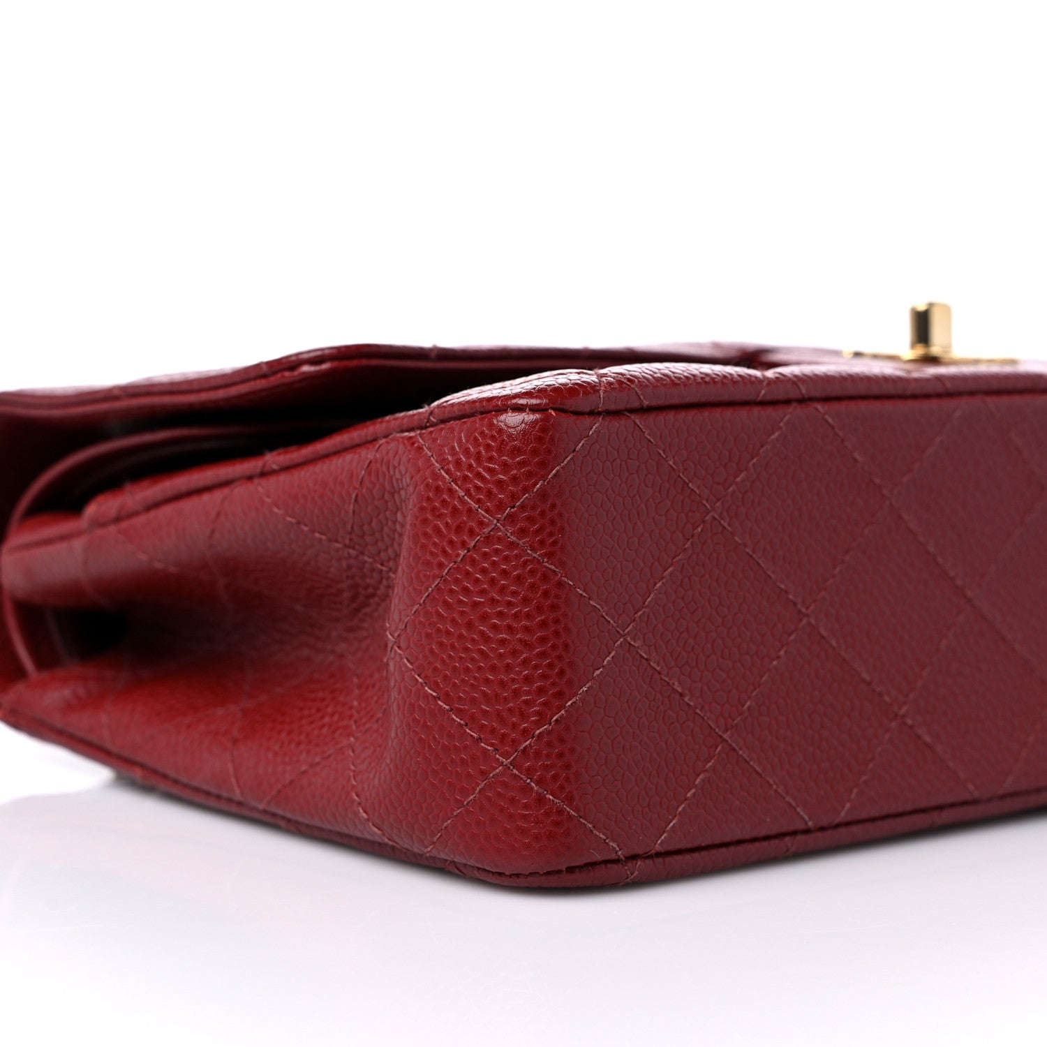 Chanel Caviar Quilted Medium Double Flap Bordeaux 7 of 10