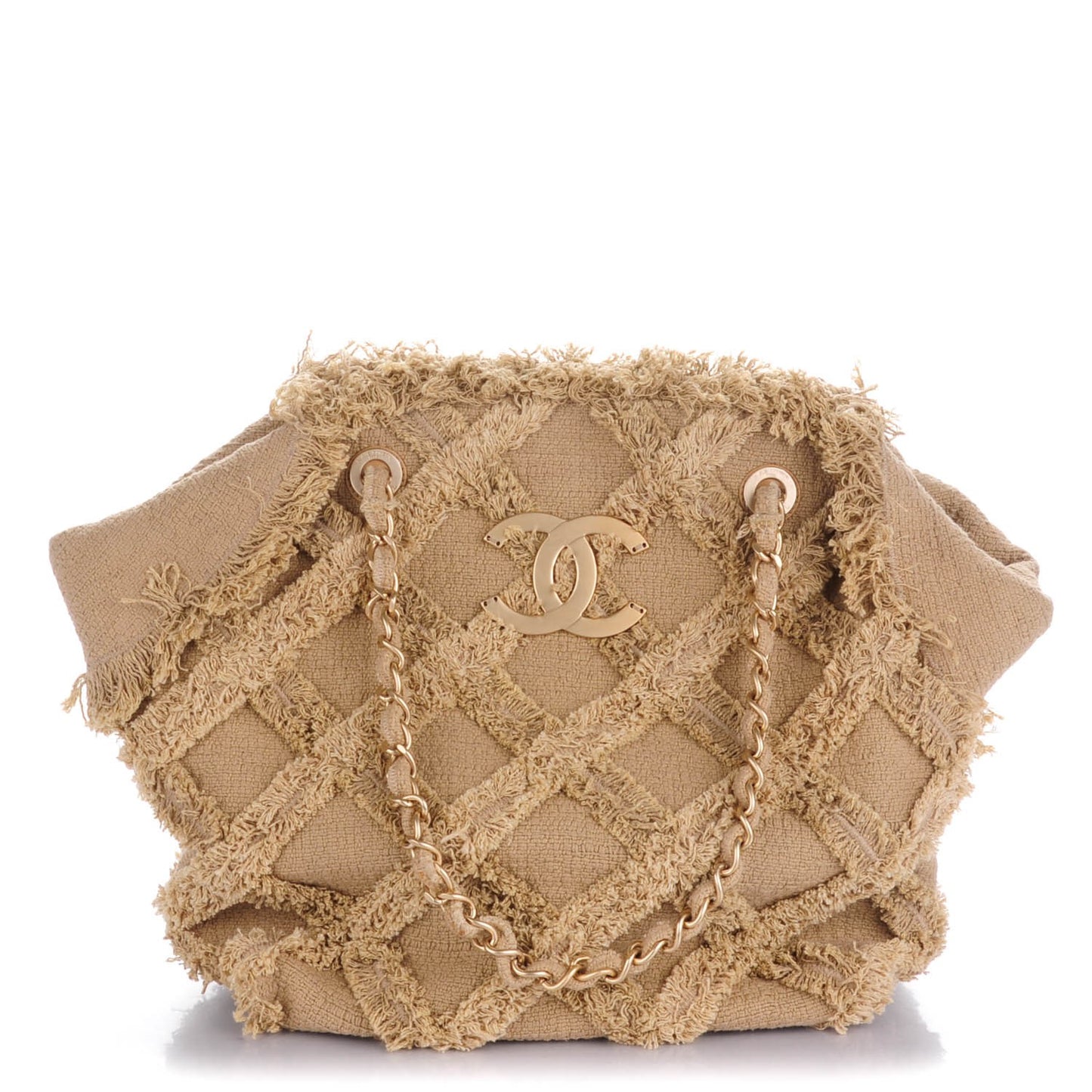 Tweed Nature Tote Beige