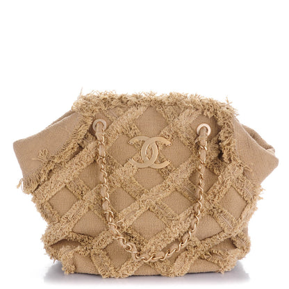 Chanel Tweed Nature Tote Beige 1 of 7