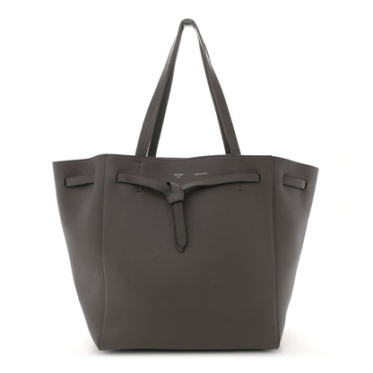 Celine Soft Grained Calfskin Small Belt Cabas Phantom Medium Grey 1 of 15