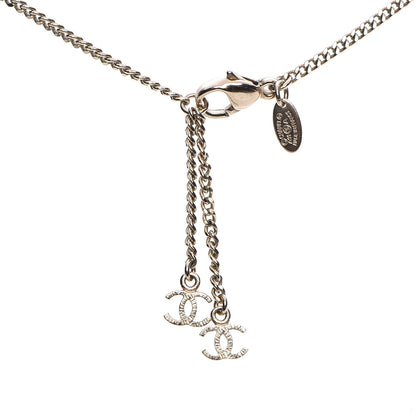 Chanel Pearl CC Pendant Necklace Gold 4 of 12