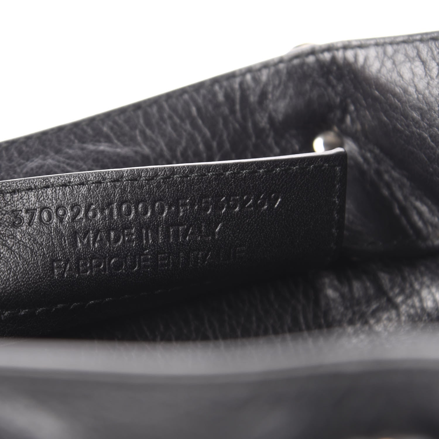 Balenciaga Veau Papier A6 Zip Around Tote Black 8 of 16