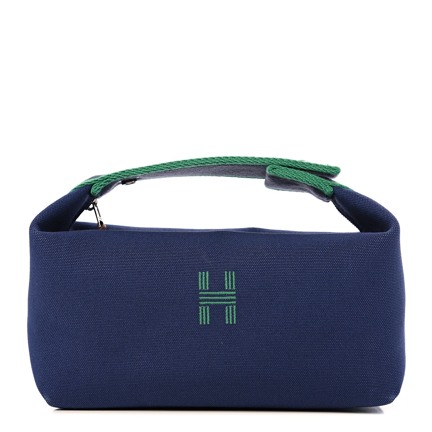 Hermes Canvas Small Bride-A-Brac Pouch Marine 1 of 11
