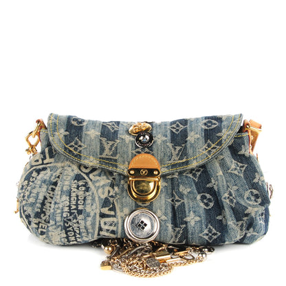 Louis Vuitton Denim Raye Judy Blame Mini Pleaty 1 of 7