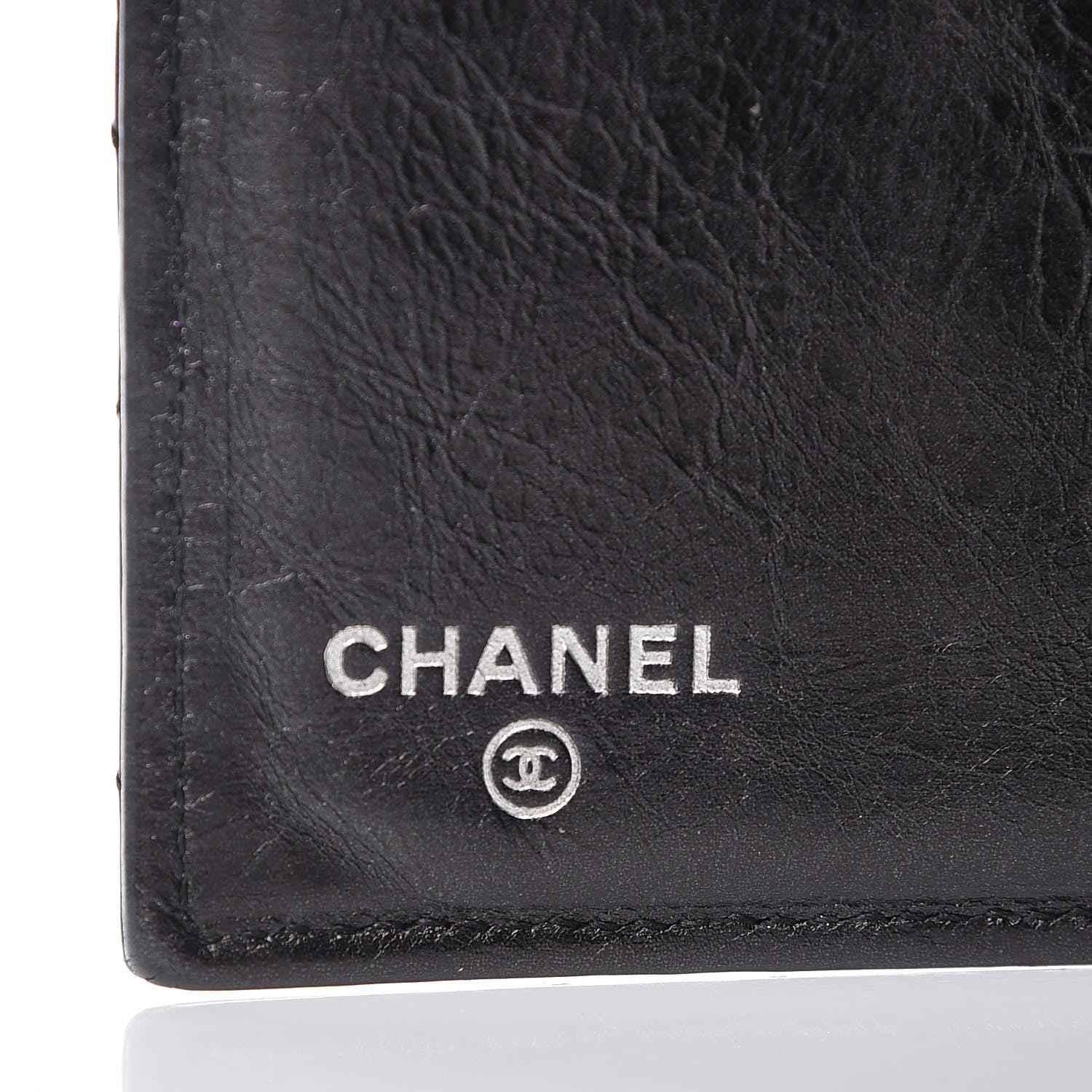 Chanel Metallic Aged Calfskin Quilted Reissue Long Flap Wallet So Black 7 of 12