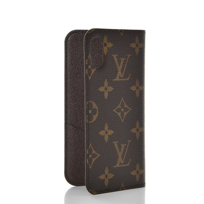 Louis Vuitton Monogram iPhone X Folio Case 3 of 8