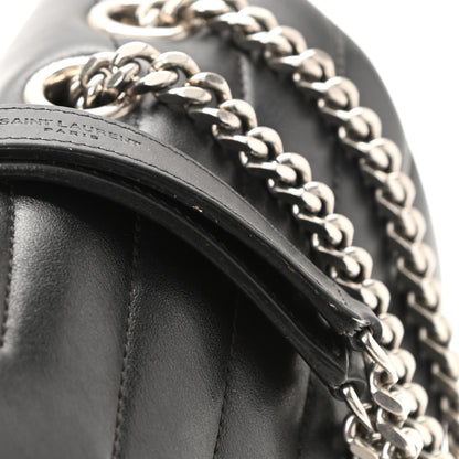 Saint Laurent Calfskin Y Quilted Monogram Medium Loulou Satchel Black 12 of 12