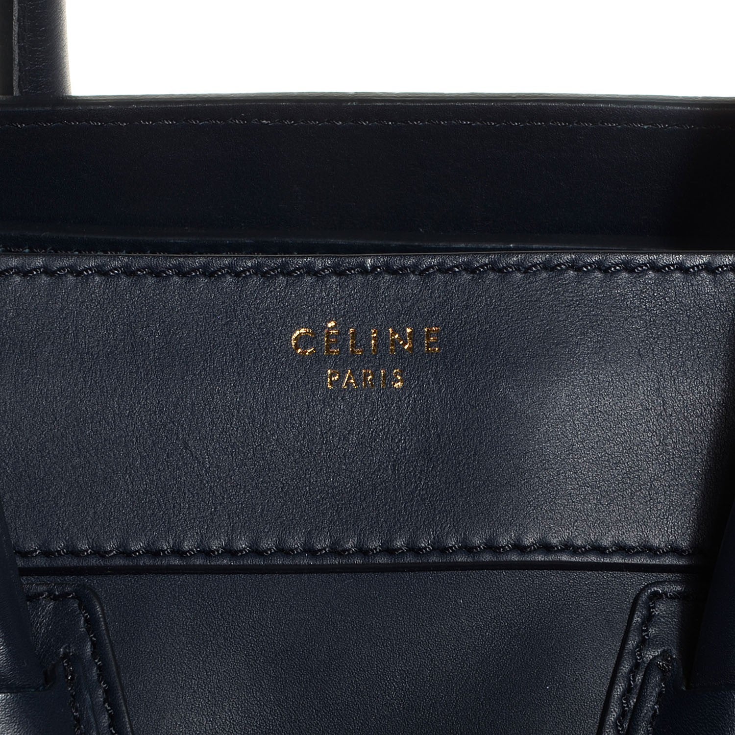 Celine Smooth Calfskin Mini Luggage Navy 9 of 9