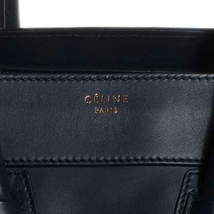 Celine Smooth Calfskin Mini Luggage Navy 9 of 9