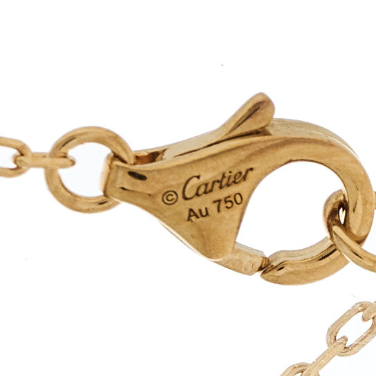 18K Yellow Gold Diamond SM D'Amour Pendant Necklace