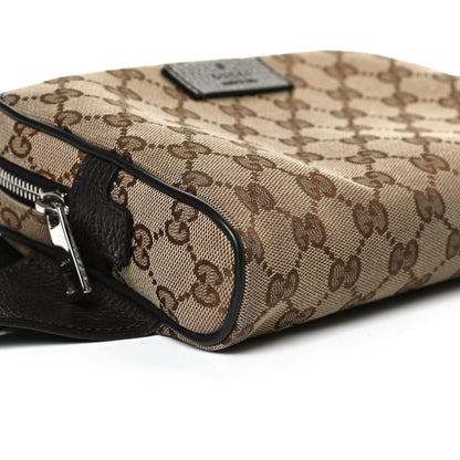 Gucci Monogram Belt Bag Dark Brown 10 of 12