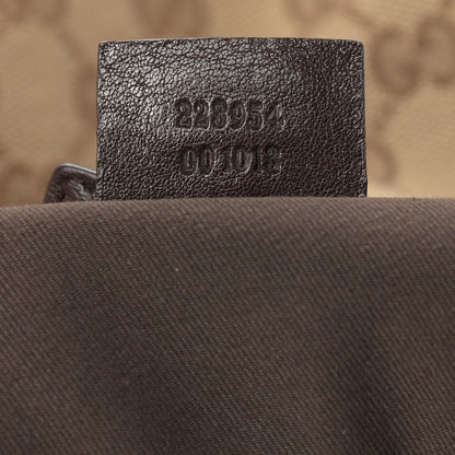 Gucci Monogram Medium Interlocking Icon Tote Dark Brown 6 of 11