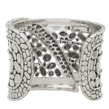 John Hardy Sterling Silver Kali Pebble Overlap Cuff Bracelet 2 of 3