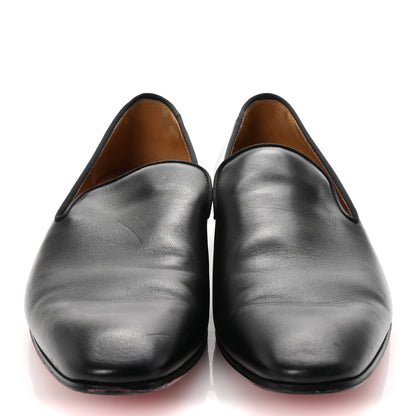 Christian Louboutin Mens Calfskin Brosse Dandelion Flat Loafers 41.5 Black 3 of 8